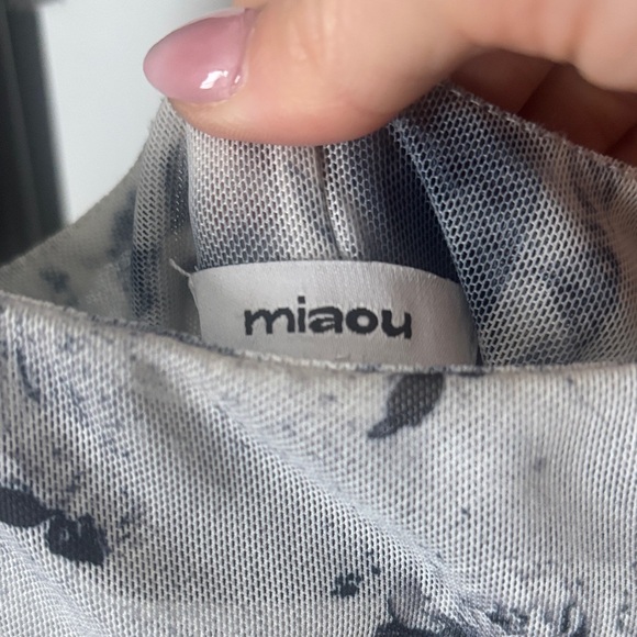 Miaou Black and White Floral Jumpsuit - Picture 7 of 7